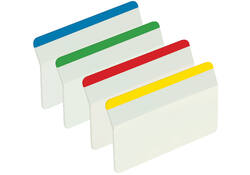 Indextabs Post-it 686A1 38x50.8mm strong gebogen assorti 24 tabs