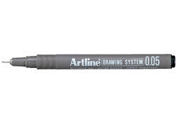 Fineliner Artline technisch 0.05mm zwart