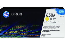 Tonercartridge HP CE272A 650A geel