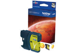 Inktcartridge Brother LC-1100HYY geel