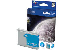 Inktcartridge Brother LC-1000C blauw