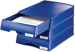 Brievenbak Leitz Plus met lade A4 maxi blauw