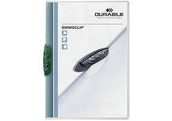 Klemmap Durable Swingclip 30 vellen groen