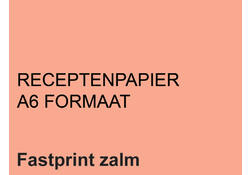 Receptpapier Fastprint A6 80gr zalm 2000vel