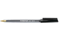 Balpen Staedtler Stick 430 zwart medium