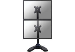 Monitorarm Neomounts D700DDV 2x10-27" verticaal op voet zwart