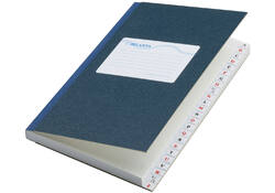 Register Djois Atlanta 165x105mm lijn 192blz met alfabet blauw