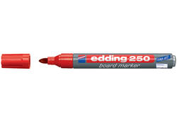 Viltstift edding 250 whiteboard rond 1.5-3mm rood
