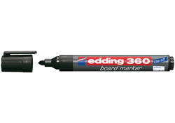 Viltstift edding 360 whiteboard rond 1.5-3mm zwart
