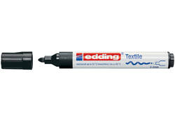 Viltstift edding 4500 textiel rond 2-3mm zwart