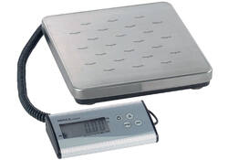 Pakketweger MAUL Cargo 120kg metalen plateau 27x27cm +9V batterij zilver