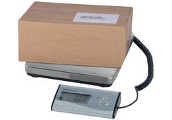Pakketweger MAUL Cargo 50kg metalen plateau 27x27cm + 9V batterij zilver