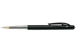 Balpen Bic M10 medium zwart in tubo verpakking