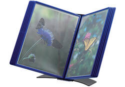 Bureaustandaard Djois Flex-O-Frame Premium A4 10-tassen blauw