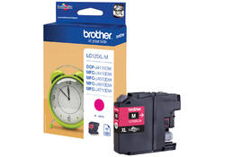 Inktcartridge Brother LC-125XLM rood
