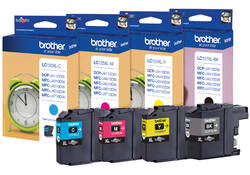 Inktcartridge Brother LC-127XLVALBP zwart + 3 kleuren