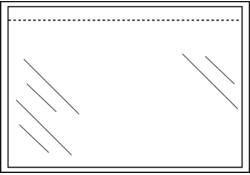 Paklijstenvelop Quantore zelfklevend blanco 225x165mm 1000st