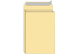 Envelop Quantore monsterzak 229x324x38mm zelfkl creme 125st