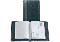 Creditkaart etui Palermo 40stuks zwart