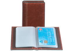 Creditkaart etui Palermo 40stuks bruin