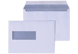 Envelop Hermes C5 162x229mm venster 4x11links 500stuks