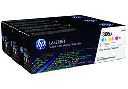 Tonercartridge HP CF370AM 305A 3 kleuren