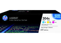 Tonercartridge HP CF372AM 304A 3 kleuren