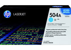Tonercartridge HP CE251A 504A blauw