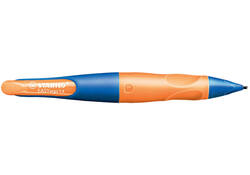 Vulpotlood STABILO Easyergo HB 1.4mm linkshandig ultramarine/neon oranje blister à 1 stuk