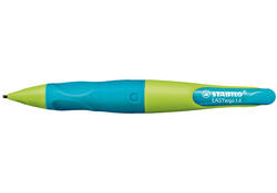 Vulpotlood STABILO Easyergo HB 1.4mm rechtshandig limoen/aquamarine blister à 1 stuk