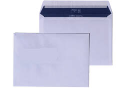 Envelop Hermes bank EA5/6 110x220mm gegomd wit doos à 500 stuks