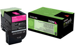 Tonercartridge Lexmark 70C20M0 prebate rood