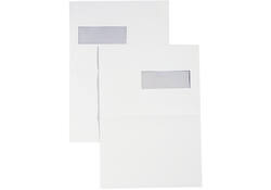 Envelop Quantore 229x324mm venster 4x11cm links zelfkl 250st