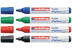 Viltstift edding 4500 textiel rond 2-3mm zwart