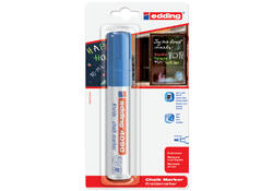 Krijtstift edding 4090 window schuin 4-15mm blauw blister à 1 stuk