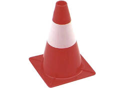 Afbakeningskegel 30cm rood wit