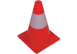 Afbakeningskegel 30cm rood wit