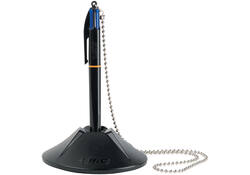 Baliebalpen Bic met ketting medium zwart