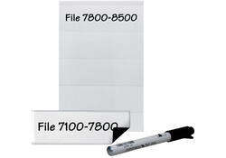 Etikethouder 3L 10810 25x75mm magnetisch
