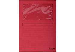 Venstermap Exacompta Forever L-model 120gr rood 100 stuks