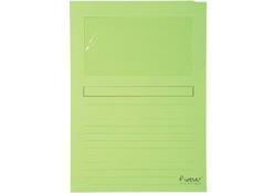 Venstermap Exacompta Forever L-model 120gr lichtgroen 100 stuks