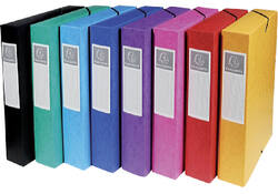 Elastobox Exacompta A4 60mm 600gr assorti