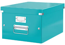 Opbergbox Leitz WOW Click & Store 281x200x370mm ijsblauw