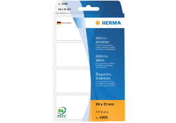 Etiket HERMA adres 4300 88x35mm 250stuks zig-zag
