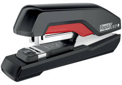 Bureaunietmachine Rapid Supreme half-strip S27 30 vel zwart/rood
