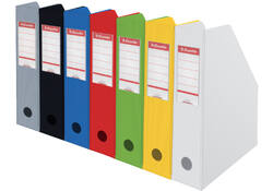 Tijdschriftencassette Esselte VIVIDA opvouwbaar A4 zwart