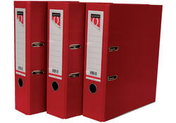 Ordner Quantore A4 80mm PP rood