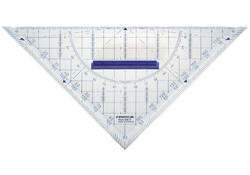 Geodriehoek Staedtler 568 220mm transparant