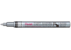 viltstift Pentel MSP10 rond 1.5mm zilver