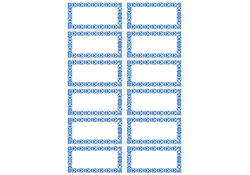 Etiket HERMA 3742 keuken blauw